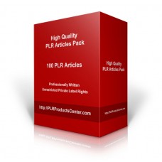 100 Online Shopping PLR Articles Pack Vol. 1
